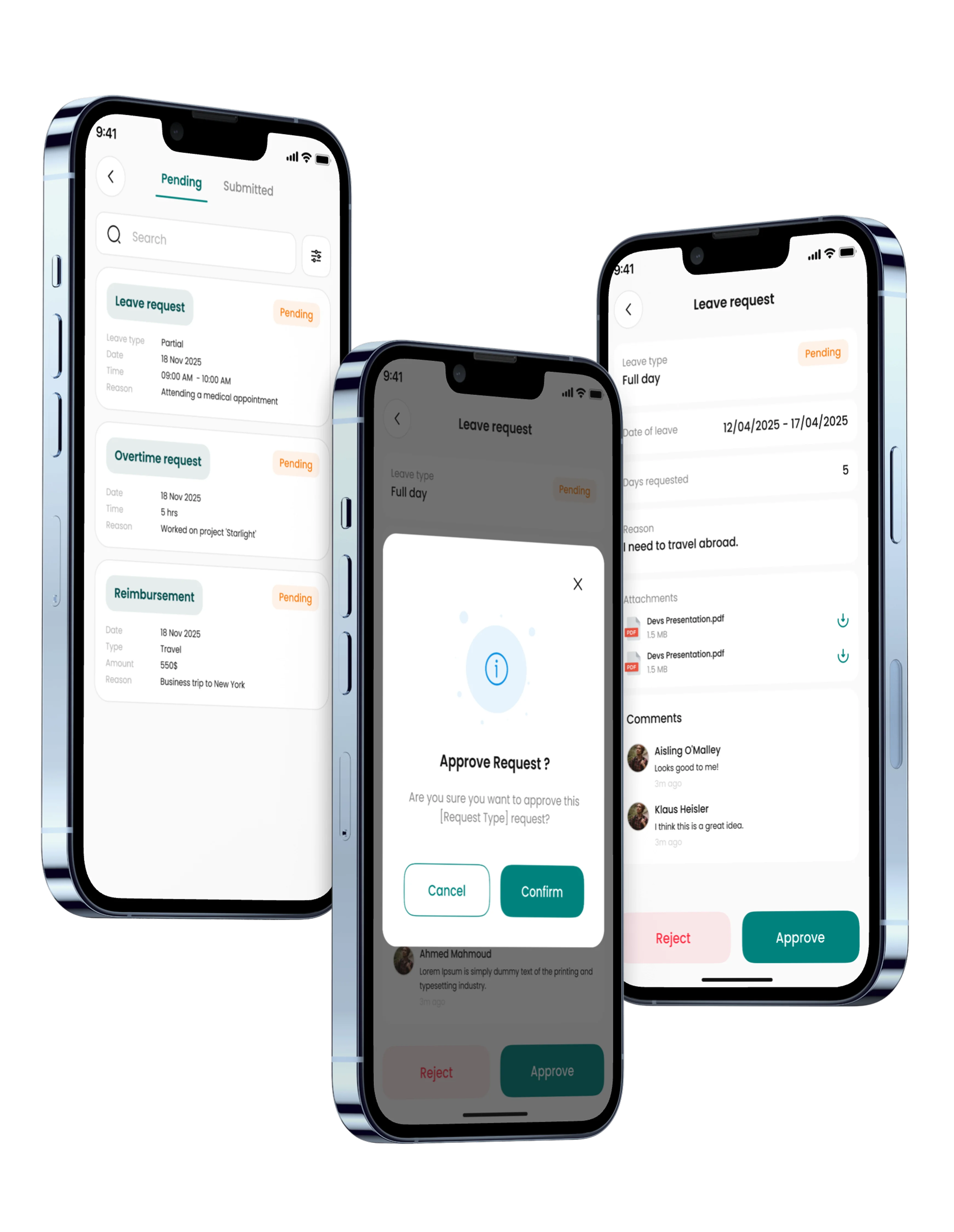Approvals stay structured, documented, and easy to audit.